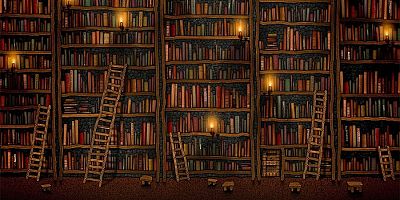 Bir kitap yığını değildir kütüphane, inşa edilmiş bir hayattır